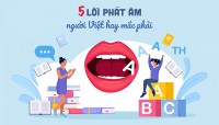 4 typical English pronunciation errors that Vietnamese people frequently make.